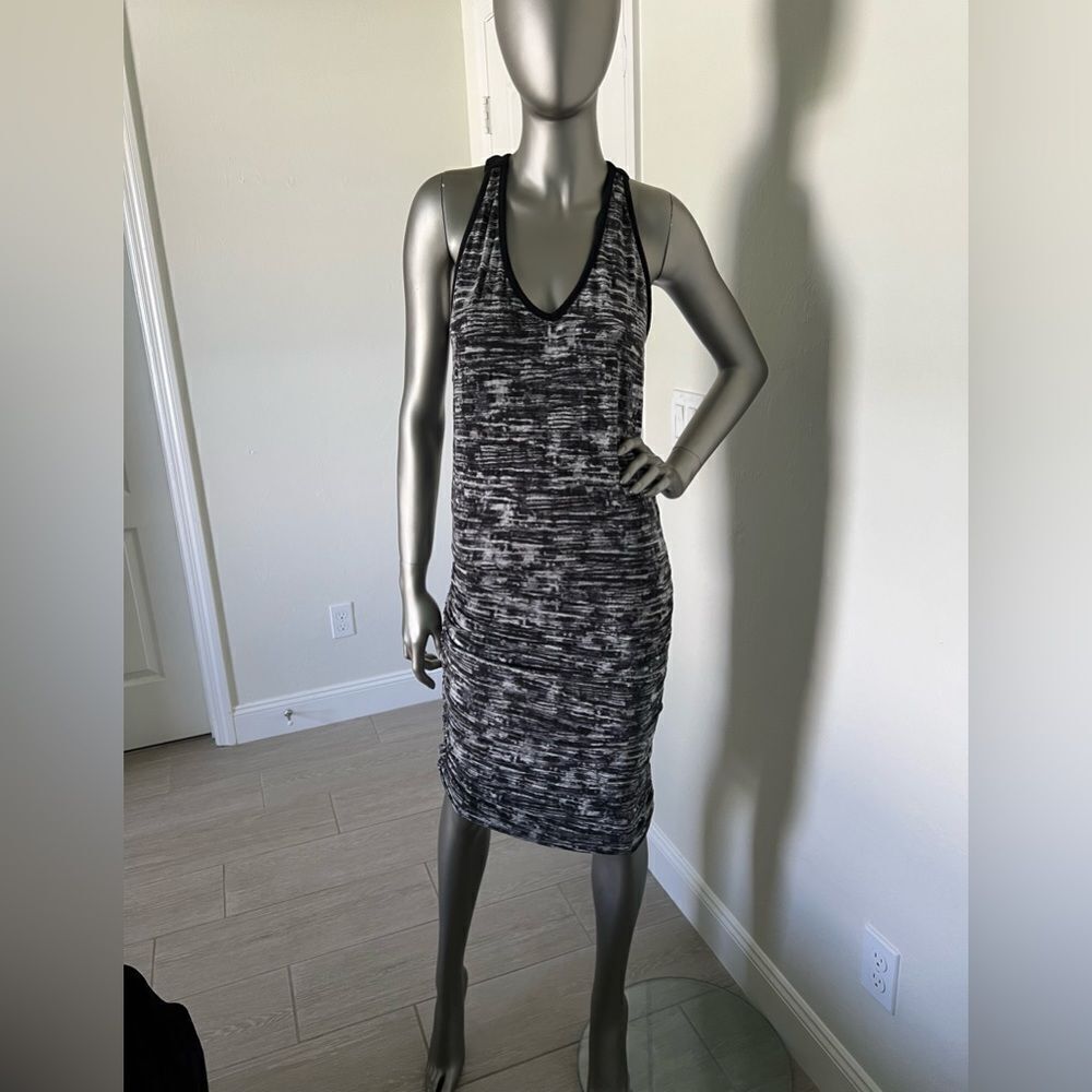 ATHLETA PRINTED TEE RACERBACK DRESS size Small